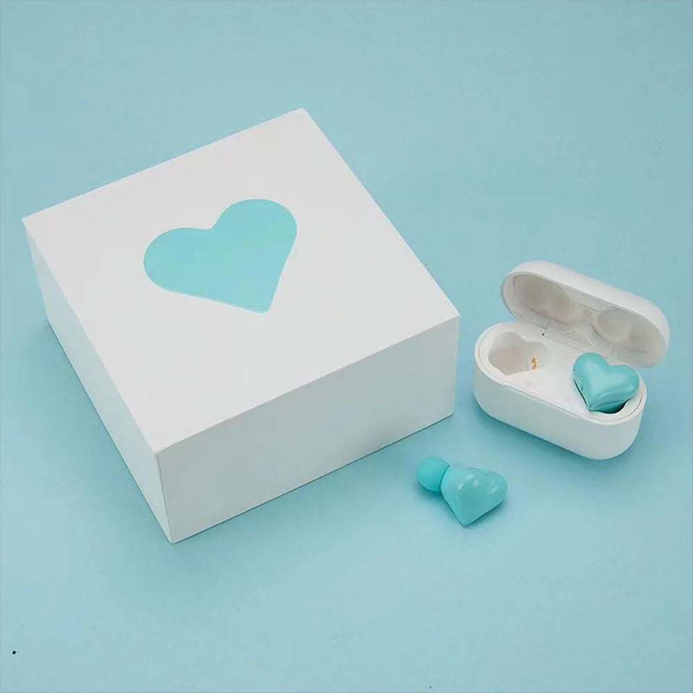 Heart Shaped Bluetooth Wireless Earbuds