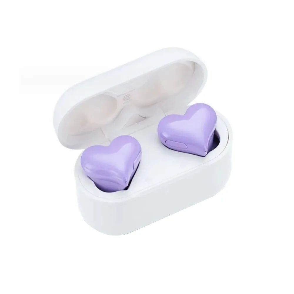Heart Shaped Bluetooth Wireless Earbuds