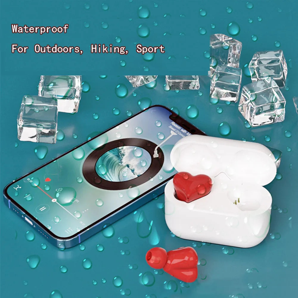 Heart Shaped Bluetooth Wireless Earbuds