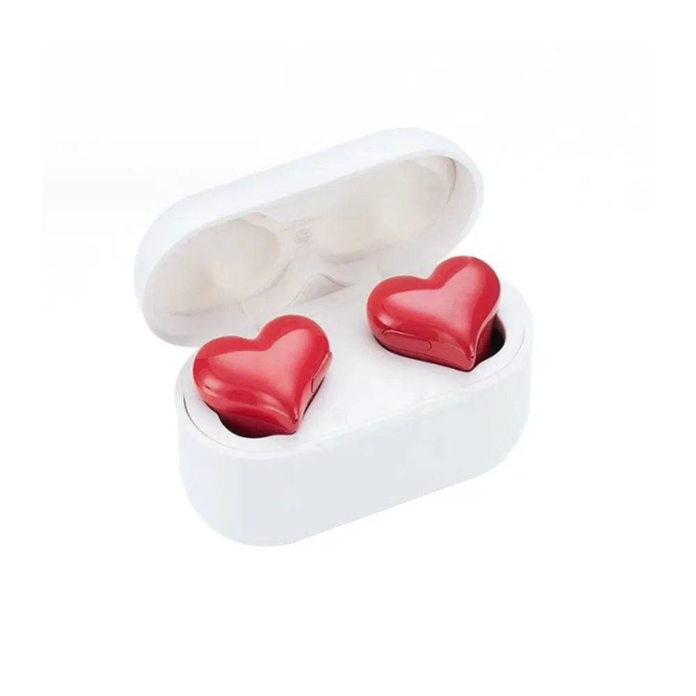 Heart Shaped Bluetooth Wireless Earbuds