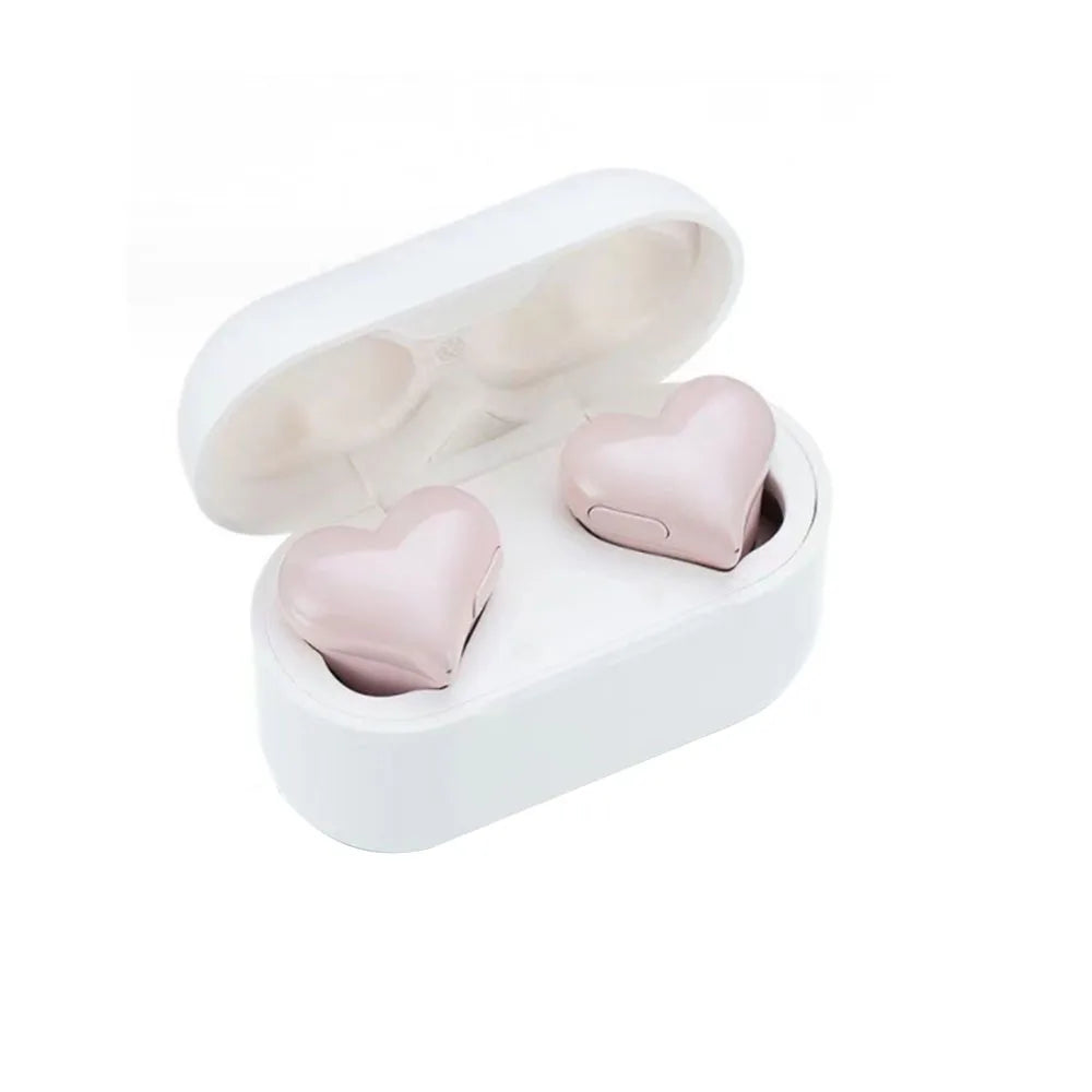 Heart Shaped Bluetooth Wireless Earbuds
