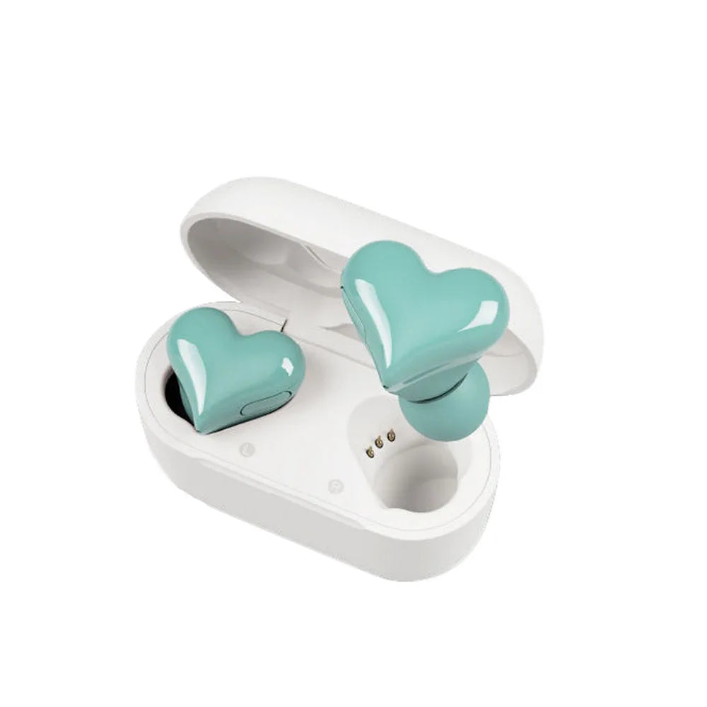 Heart Shaped Bluetooth Wireless Earbuds