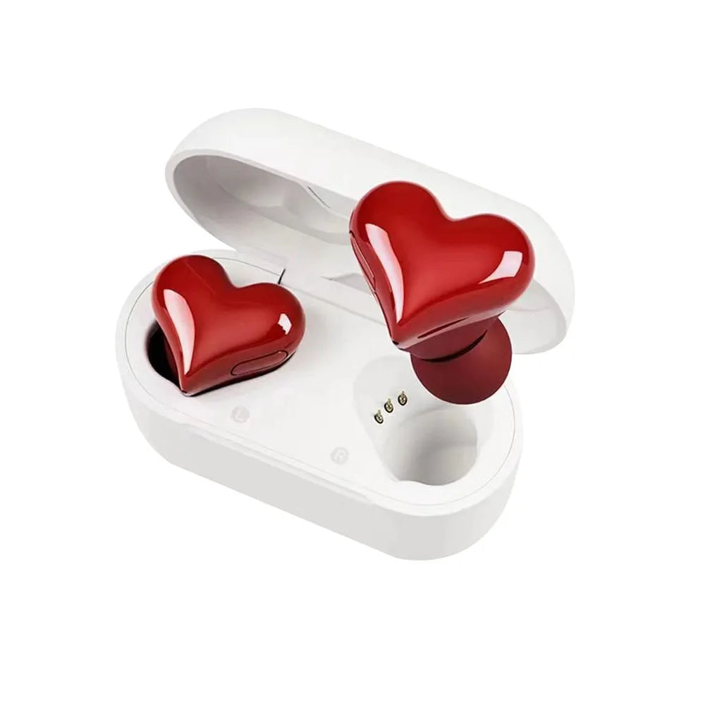 Heart Shaped Bluetooth Wireless Earbuds