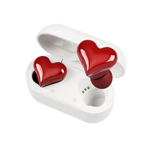 Heart Shaped Bluetooth Wireless Earbuds
